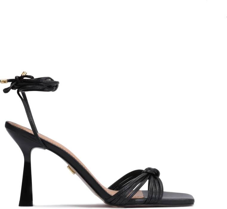 Kazar Elegante zwarte sandalen op een zandloper-vormige hak - Foto 2