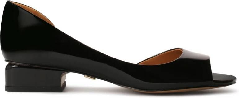 Kazar Gelakte pumps met uitgesneden bovenkant en neuspads