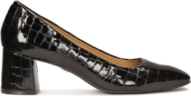 Kazar Gestempelde lakleren pumps