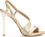 Kazar Gouden leren sandalen met hak Yellow Dames - Thumbnail 2