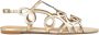 Kazar Gouden sandalen met een fijn patroon - Thumbnail 1