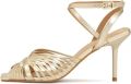 Kazar Gouden sandalen met fijne bandjes - Goud