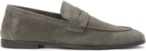 Kazar Grijze suède loafers