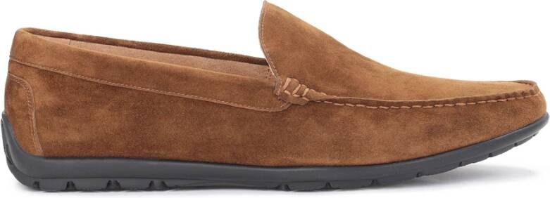 Kazar Heren elegante bruine suède mocassins Brown