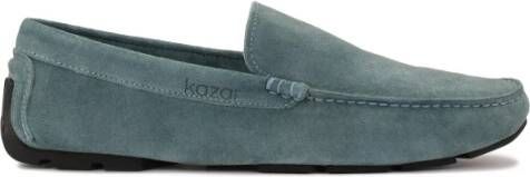 Kazar Heren lichtblauwe mocassins