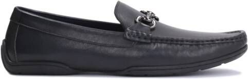 Kazar Heren marineblauwe mocassins