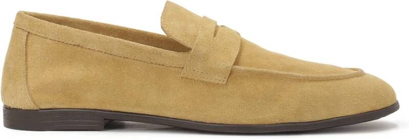 Kazar Heren suède loafers met riem
