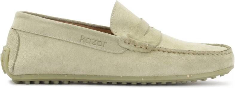 Kazar Heren suède mocassins met gevlekte patroon zool