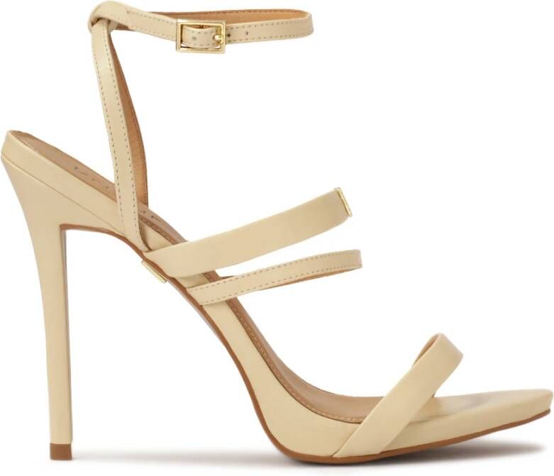 Kazar Hoge leren sandalen met hoge hakken