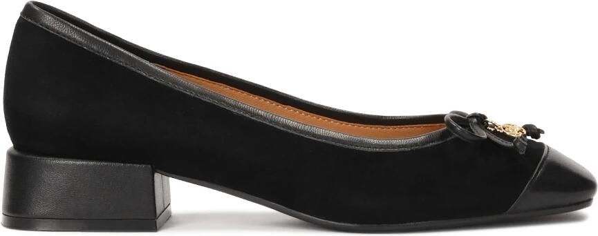 Kazar Low pumps in suede and smooth leather
