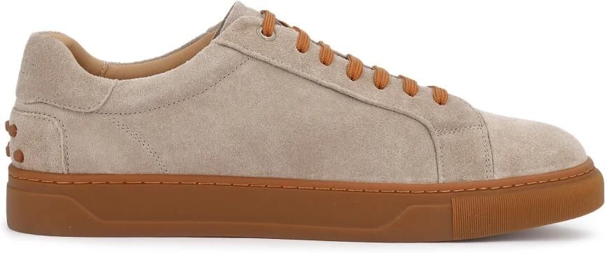 Kazar Men's suede sneakers with contrasting laces and outsole