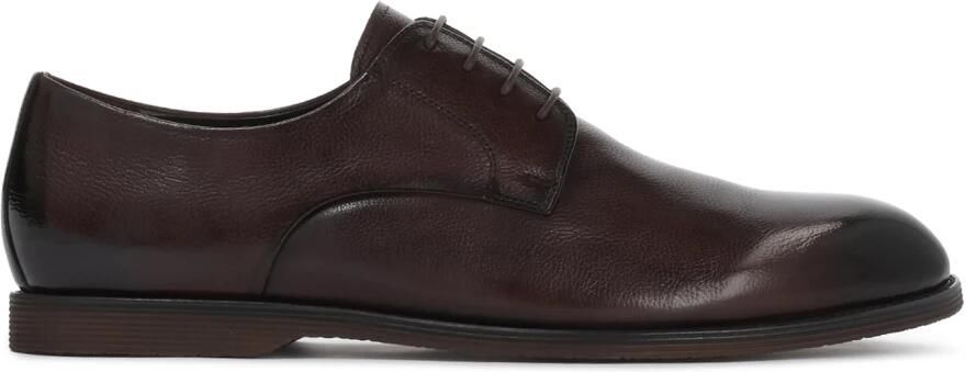 Kazar Classic brown grained leather shoes