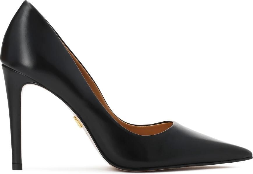 Kazar Classic black leather pumps