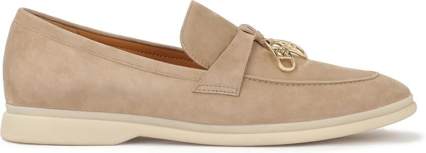 Kazar Suède halfschoenen met opgehangen monogrammen