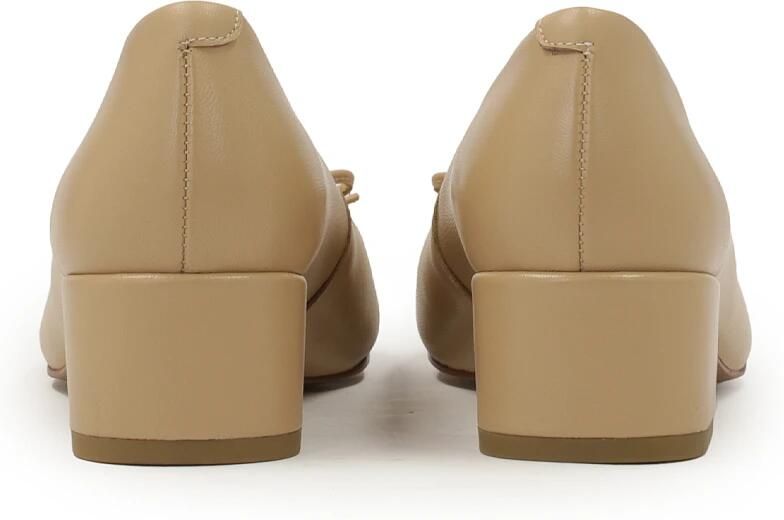 Kazar Beige lage leren pumps - Foto 5