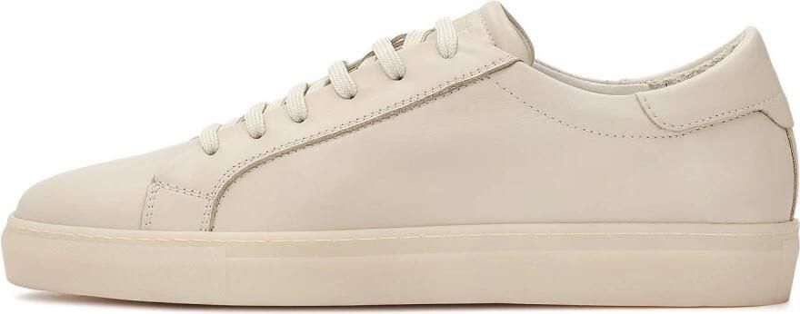 Kazar Beige leren heren sneakers in smart casual stijl - Foto 2