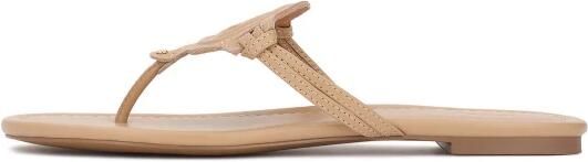 Kazar Beige leren monogram teenslippers van - Foto 2