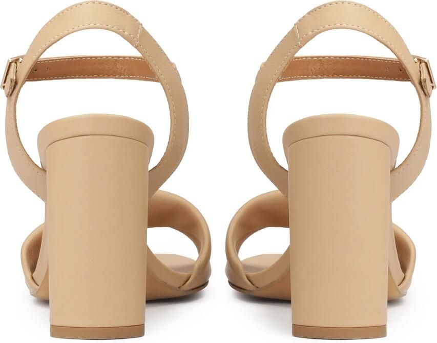 Kazar Beige leren post sandalen