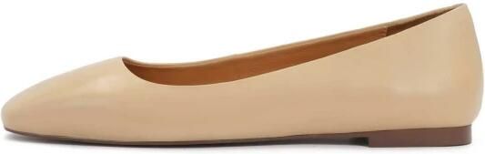 Kazar Beige pumps op een platte zool - Foto 4