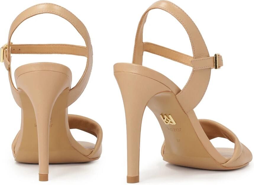 Kazar Beige sandalen met elegant versleten band