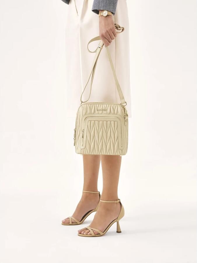 Kazar Beige sandalen met kitten heels - Foto 3