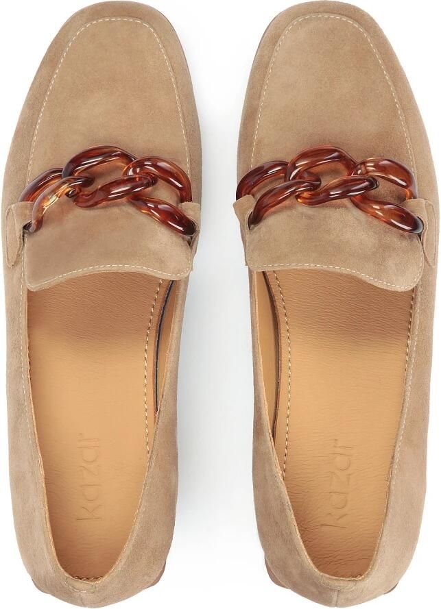 Kazar Beige halfschoenen met ketting op een originele hak Beige Dames - Foto 2