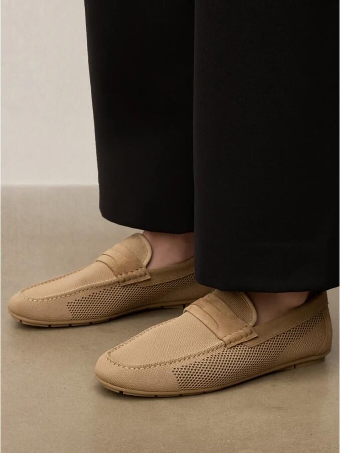 Kazar Beige stoffen en suède mocassins - Foto 2