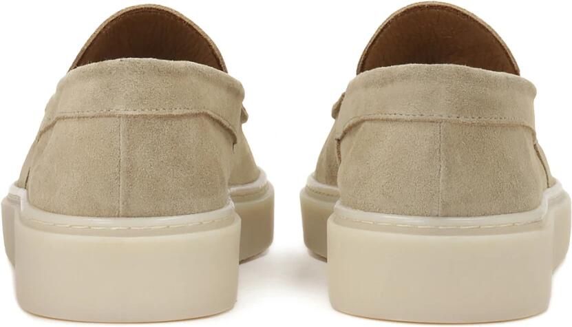 Kazar Beige suède instap sneakers voor heren