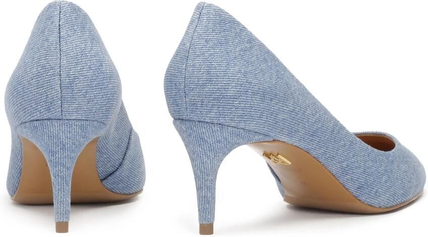 Kazar Blauwe denim stoffen pumps.Dit product valt klein uit. - Foto 2