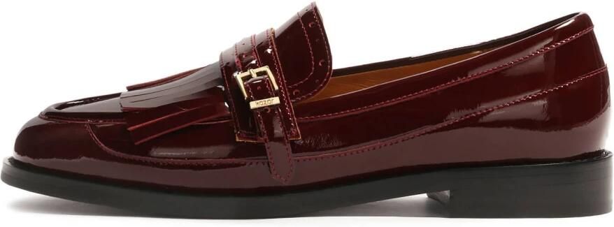 Kazar Bordeauxrode lakleren schoenen met kwastjes.Dit product valt groot uit. - Foto 2