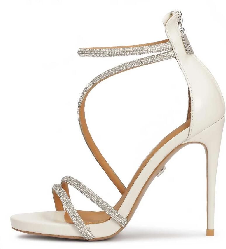 Kazar Bruiloftssandalen met een decoratieve zirkonia band.Dit product valt groot uit. - Foto 2
