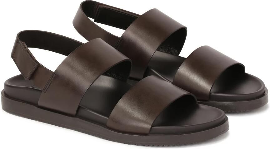 Kazar Brown leather men's sandals