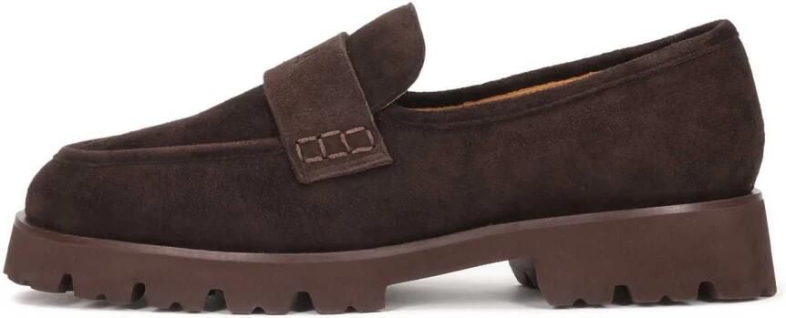 Kazar Bruin suède instap halfschoenen.Dit product valt groot uit. - Foto 2