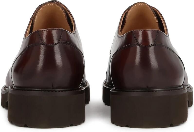 Kazar Bruine derby schoenen met overlappende neus - Foto 4