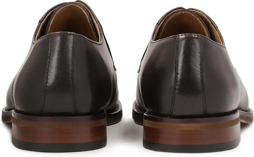 Kazar Bruine herenlaarzen met overlappende neuskap