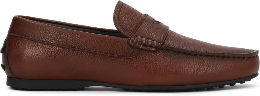 Kazar Bruine leren mocassins voor heren