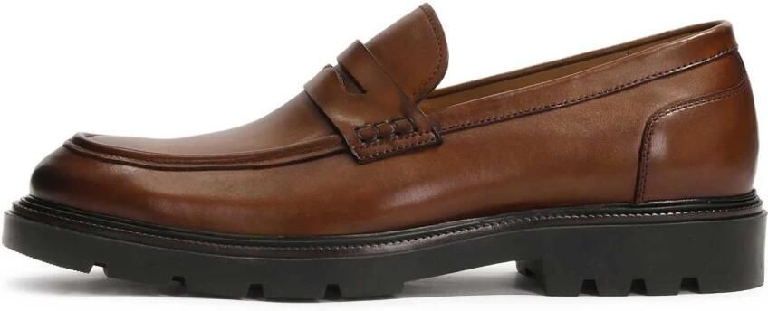 Kazar Bruine loafers op een dikkere zool - Foto 5