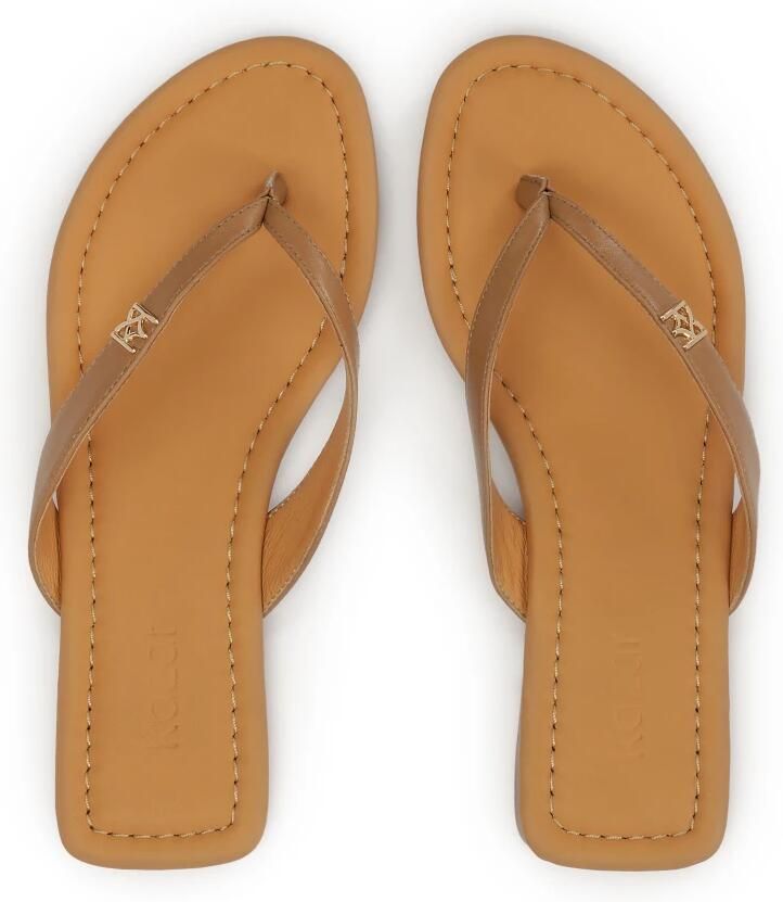 Kazar Bruine platte flip-flops - Foto 4