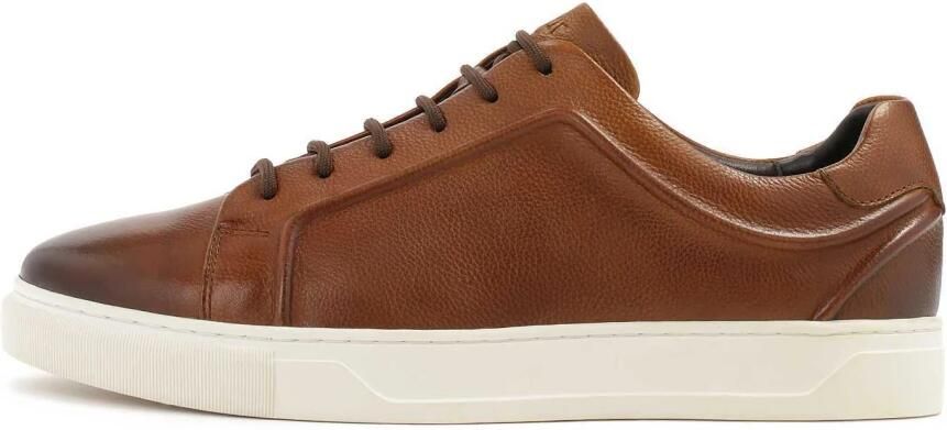 Kazar Bruine sneakers op een witte zool - Foto 5