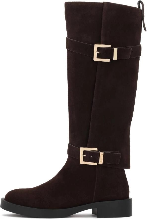 Kazar Bruine suède laarzen met dubbele bovenkant.Dit product valt klein uit. - Foto 2