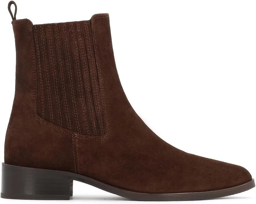 Kazar Bruine suède leren pantoffels.Dit product valt klein uit.
