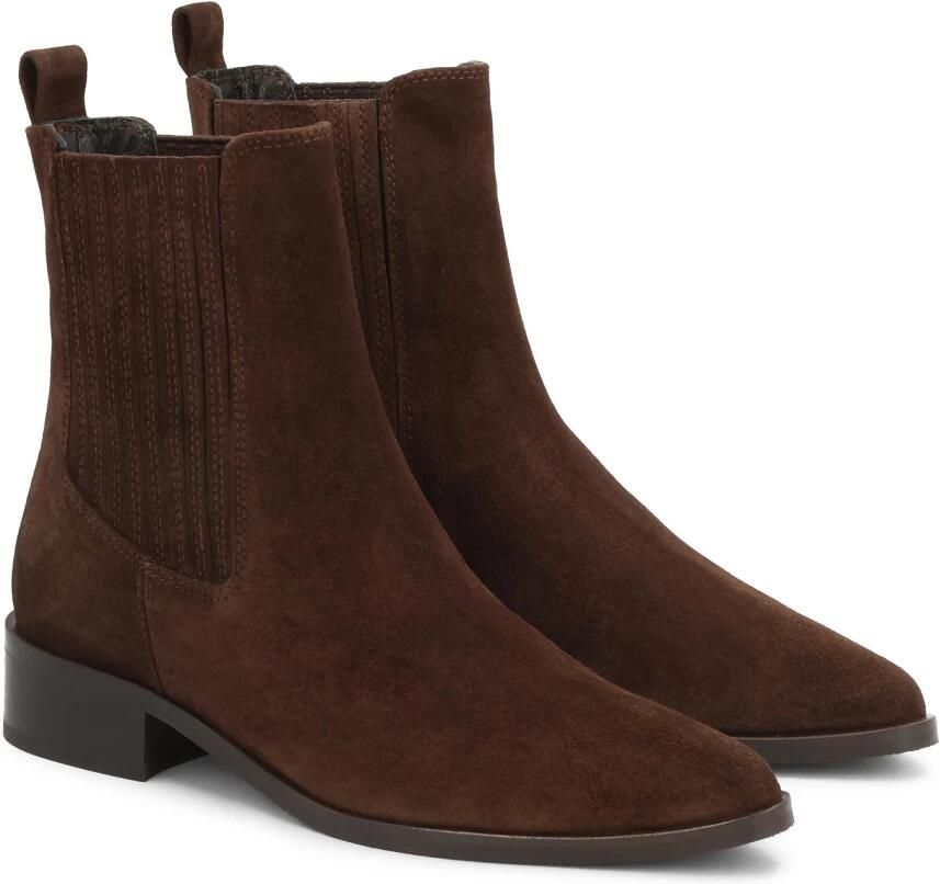Kazar Bruine suède leren pantoffels.Dit product valt klein uit. - Foto 2