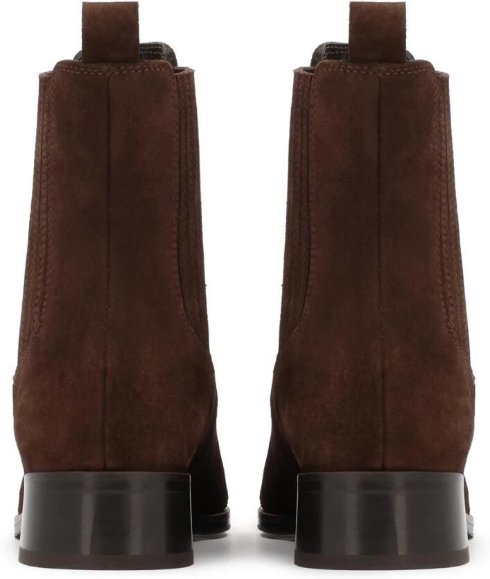 Kazar Bruine suède leren pantoffels.Dit product valt klein uit. - Foto 3