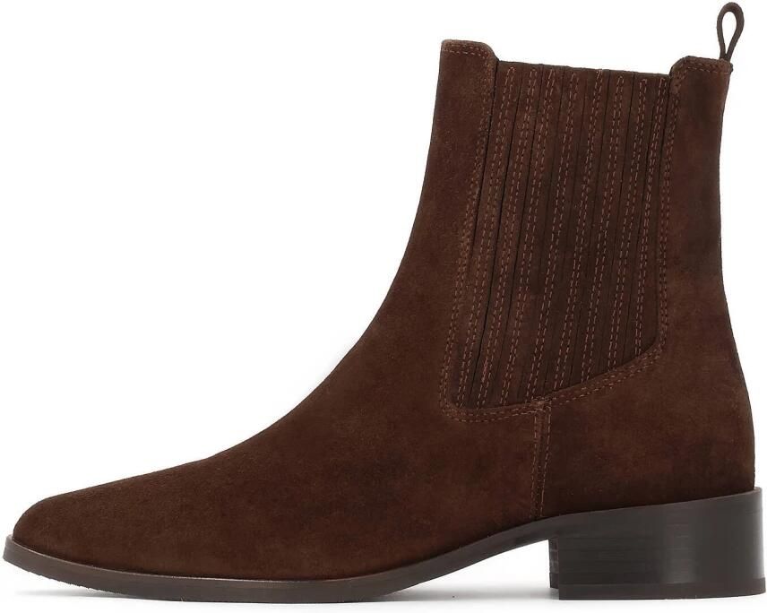 Kazar Bruine suède leren pantoffels.Dit product valt klein uit. - Foto 4