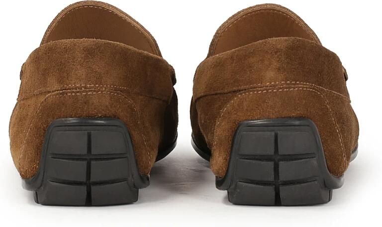 Kazar Bruine suède mocassins