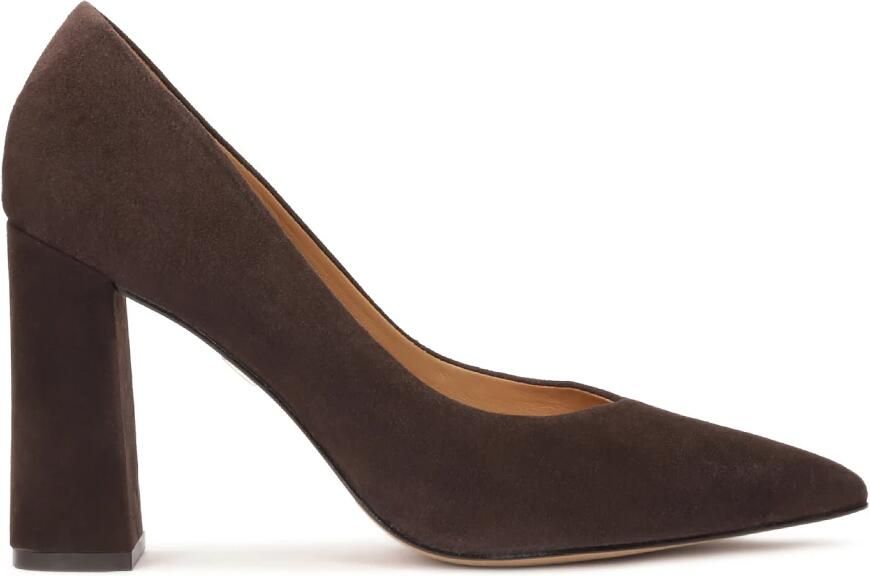 Kazar Bruine suède pumps