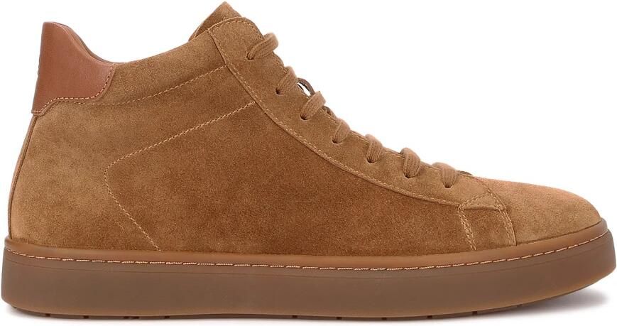 Kazar Bruine suède sneakers met hoge schacht