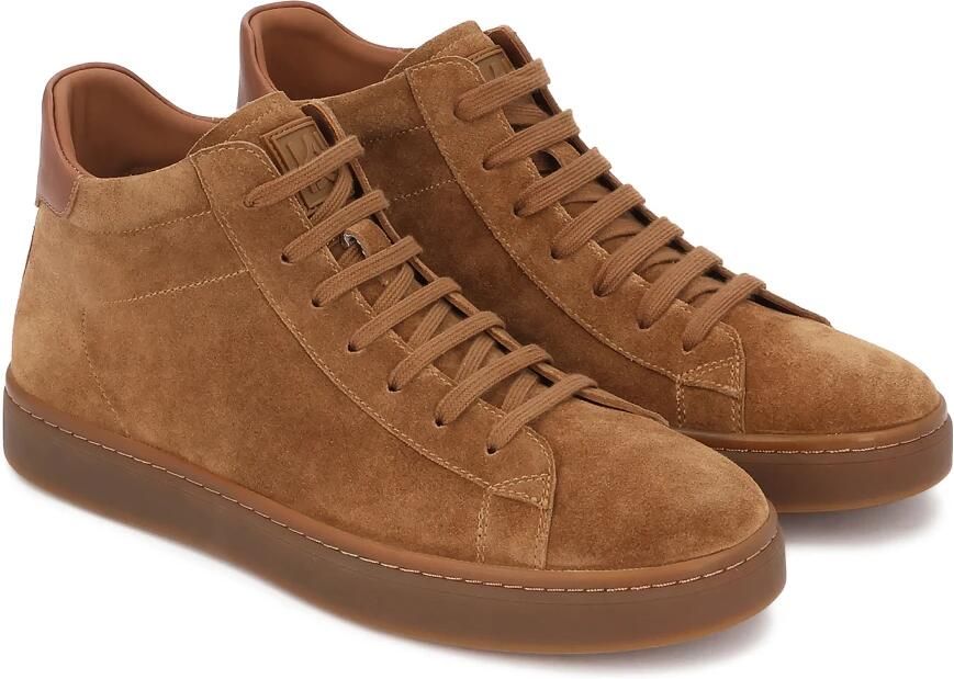 Kazar Bruine suède sneakers met hoge schacht - Foto 3