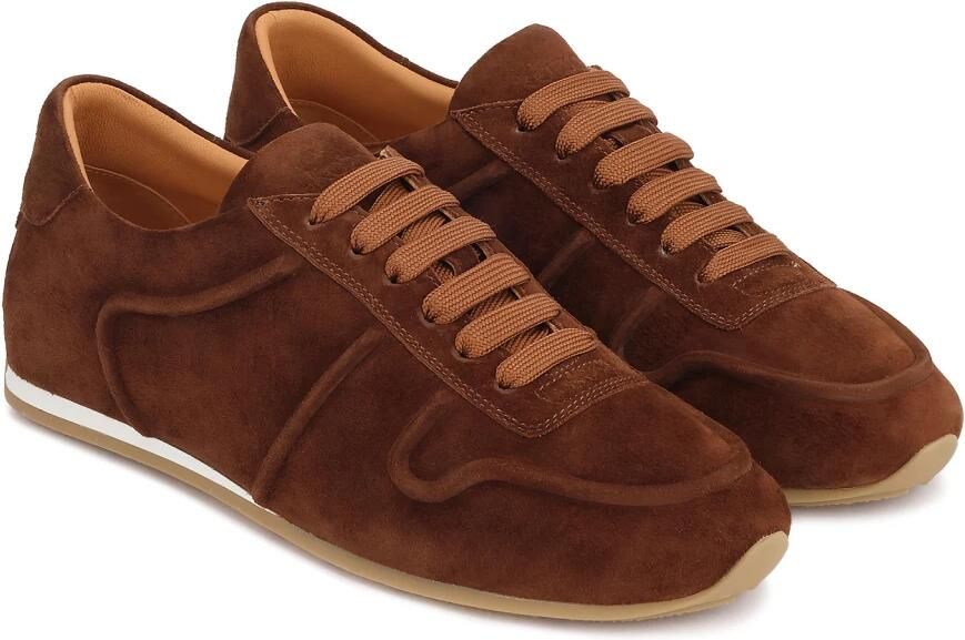 Kazar Bruine suède sneakers met verborgen sleehak - Foto 6