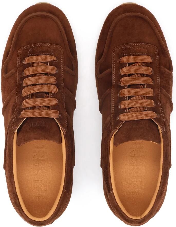 Kazar Bruine suède sneakers met verborgen sleehak - Foto 4